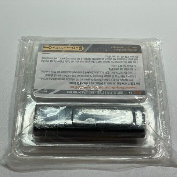 Lok-it Secure 4GB Flash Drive (256-bit AES Encryption; FIPS 140-2 Level 3)‎ - Picture 1 of 3